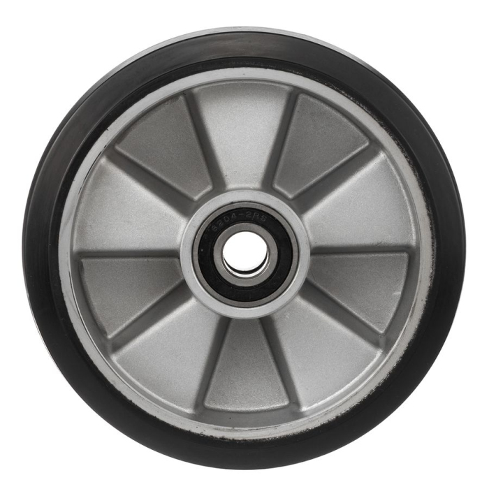 Детальное изображение Колесо Стелла-техник R200 диаметр 200мм, резина, алюминий, шариковый подшипник под ось 20мм - Купить