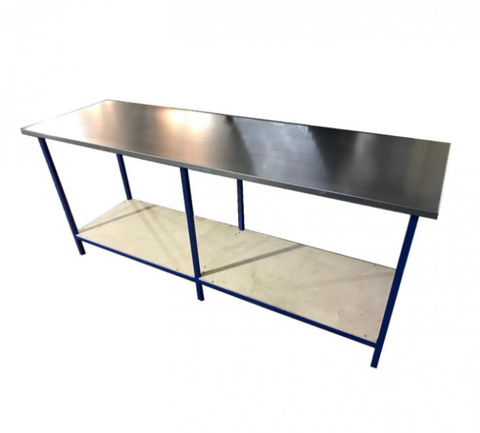 Детальное изображение Слесарный стол с оцинкованной столешницей ВСТ-21/00 цинк - Купить