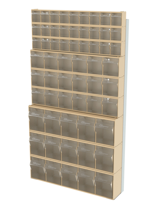 Детальное изображение Стойка бежевая настенная Стелла-техник 402-03-03-03-B (610х40х1000) - Купить