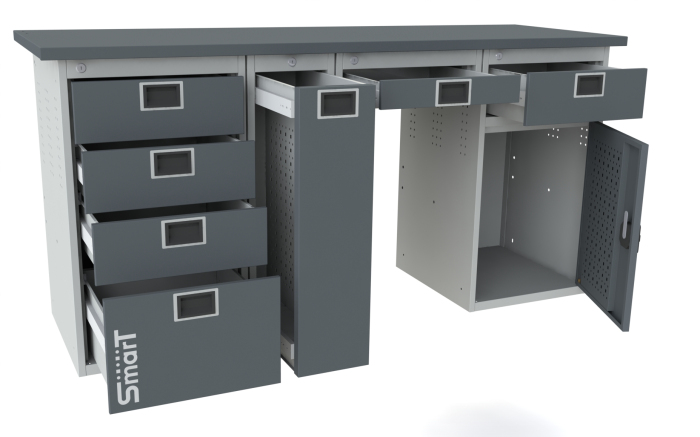 Детальное изображение Верстак SMART 1760.4.P.Y.1-1 - Купить