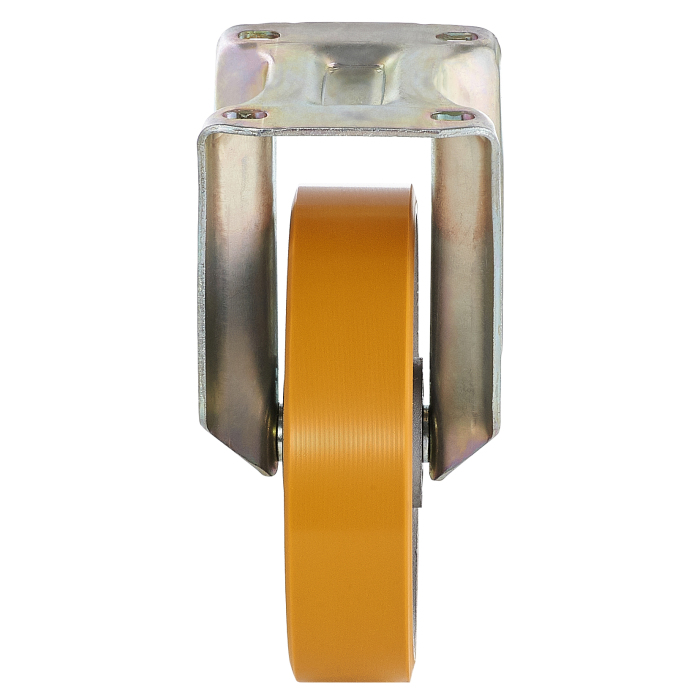 Детальное изображение Колесо Tellure Rota 658604 неповоротное, диаметр 150мм, грузоподъемность 600кг, полиуретан TR, алюминий - Купить