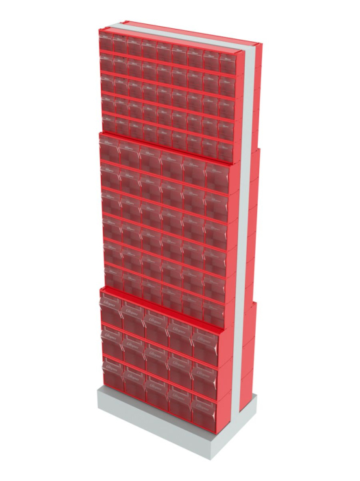 Детальное изображение Стойка двусторонняя напольная Стелла-техник 406-05-06-03 (600х380х1650) - Купить