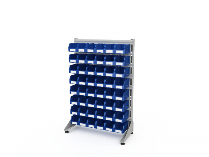 Детальное изображение Стеллаж для пластиковых лотков SORTEX односторонний 1500x1000x450.02 - Купить