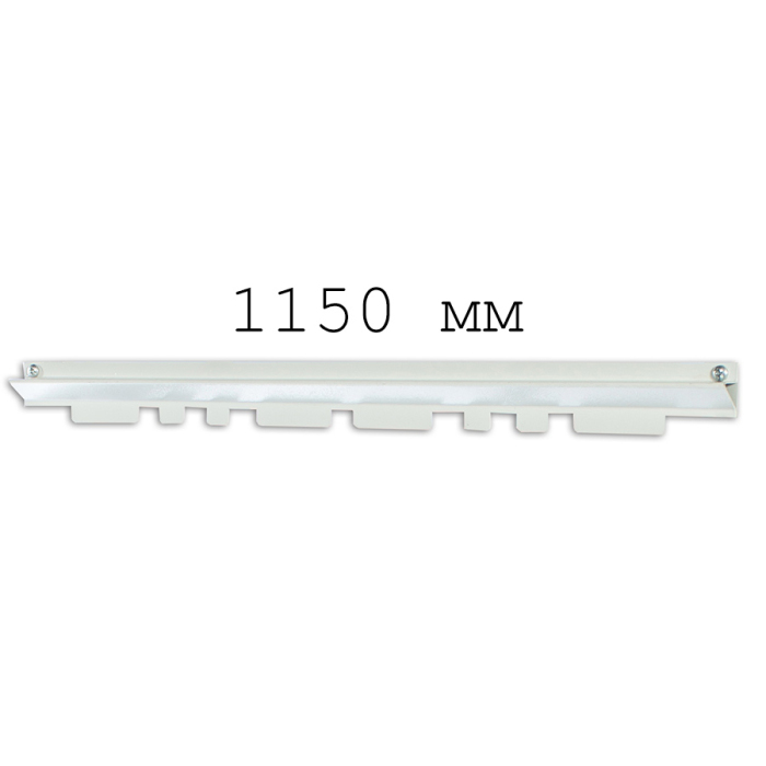 Детальное изображение Держатель Стелла-техник 1150 мм - серый, для стойки распределенная нагрузка до 40кг на ряд, серия К - Купить