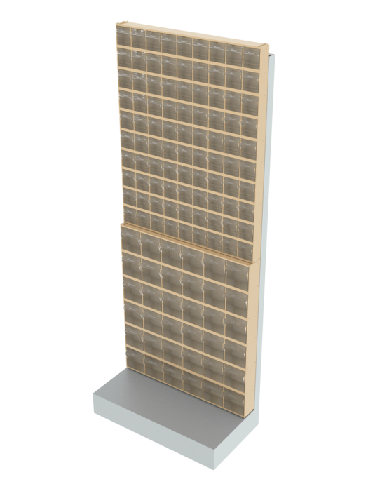 Детальное изображение Стойка бежевая напольная Стелла-техник 403-10-06-00-B (610х325х1500) - Купить