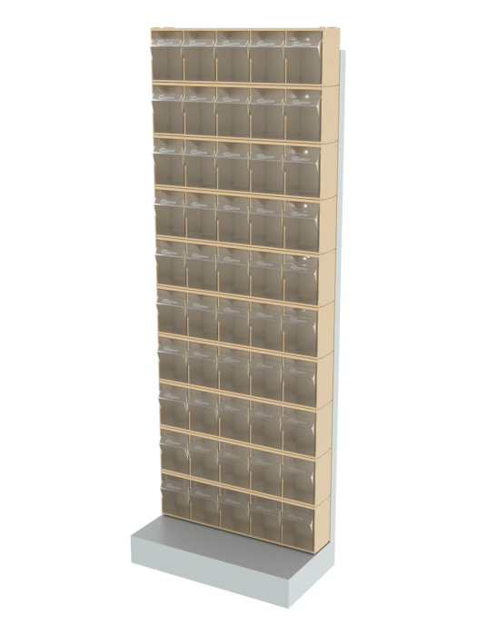 Детальное изображение Стойка бежевая напольная Стелла-техник 404-00-00-10-B (610х325х1650) - Купить