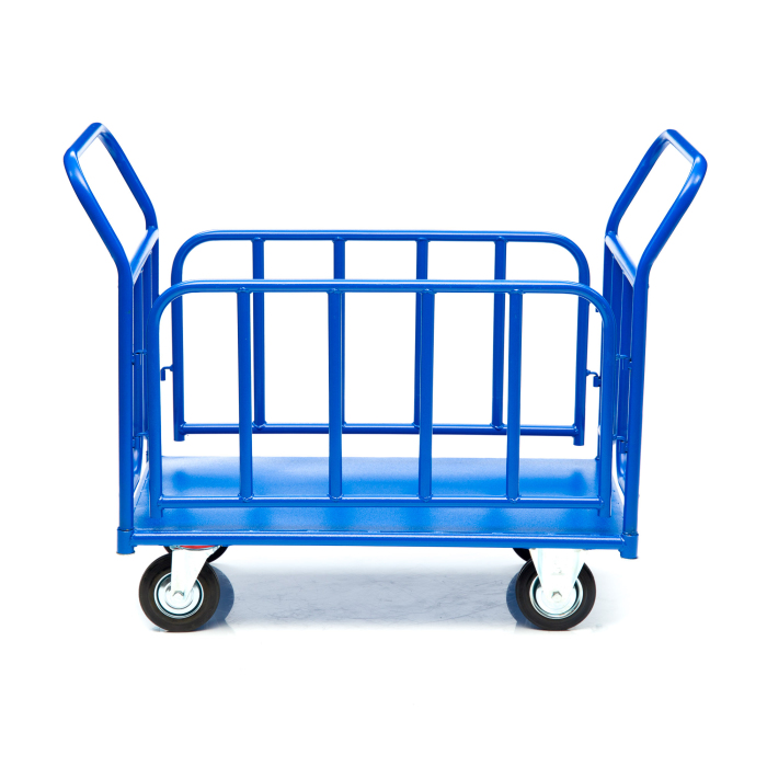 Детальное изображение Тележка платформенная Стелла-техник КПО-300Т-160-К , с бортами, 600х1000мм - Купить