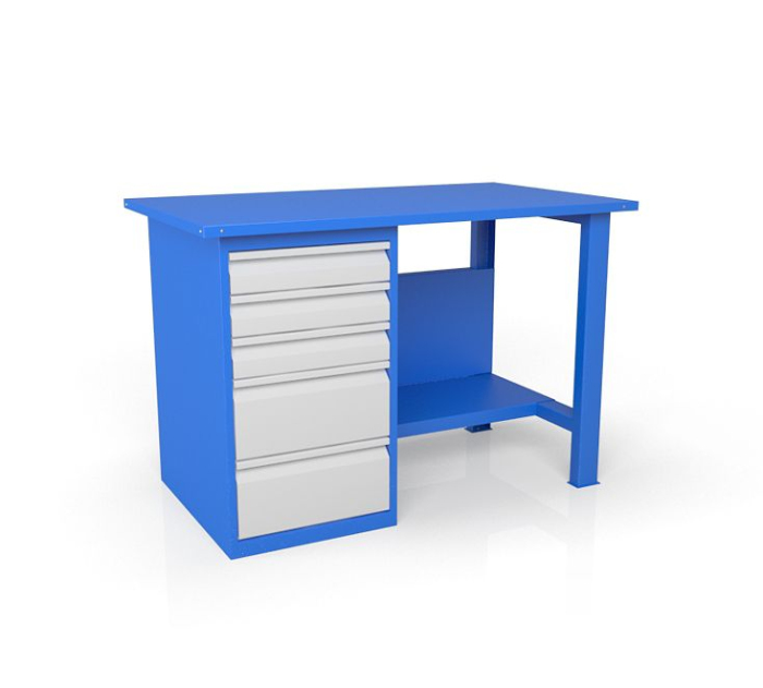 Детальное изображение Одноместный слесарный верстак ВСТ-Н 12/50-ПС650 - Купить