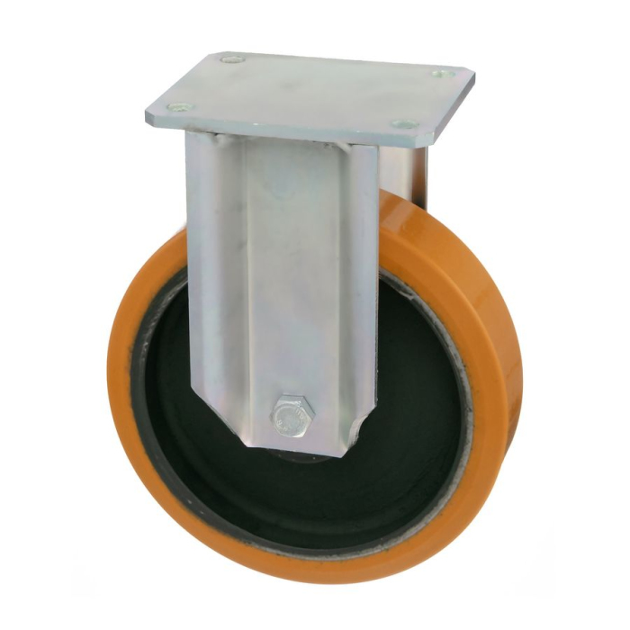 Детальное изображение Колесо Tellure Rota 648856 неповоротное, диаметр 200мм, грузоподъемность 1000кг, полиуретан TR, чугун - Купить