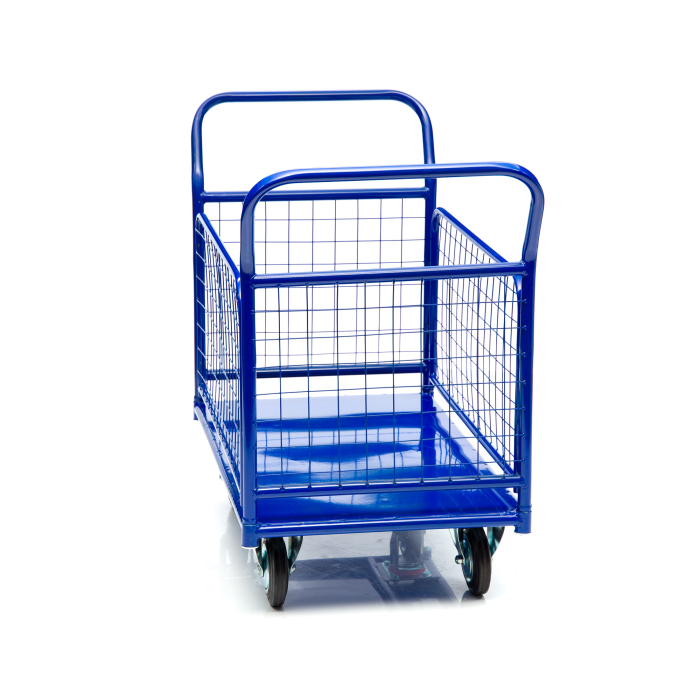 Детальное изображение Тележка платформенная Стелла-техник КПО-300-С-125-К , с бортами, 600х1000мм - Купить