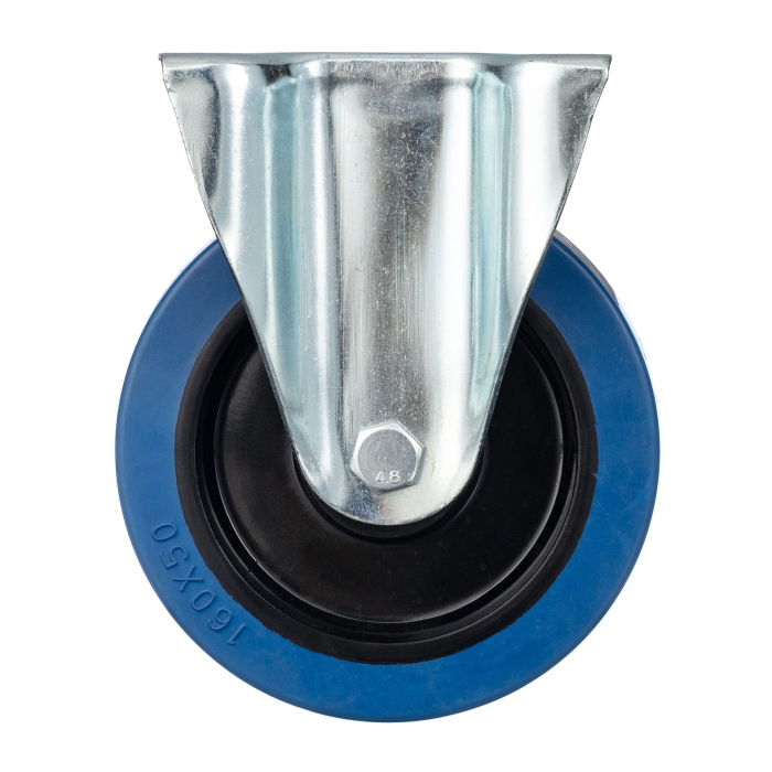 Детальное изображение Колесо Стелла-техник N48160RBLF неповоротное, d=160мм, полипропилен, эластичная резина, игольчатый подшипник, г/п=350кг - Купить