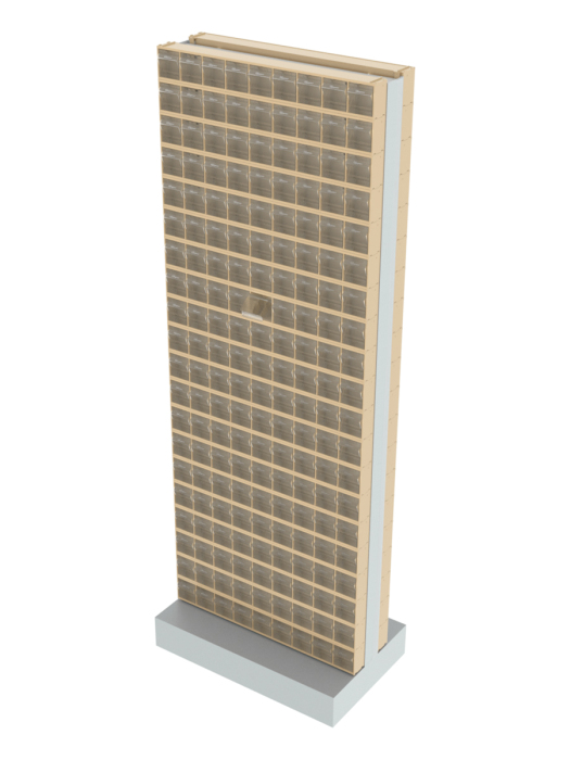 Детальное изображение Стойка бежевая двусторонняя напольная Стелла-техник 406-20-00-00-B (600х380х1650) - Купить