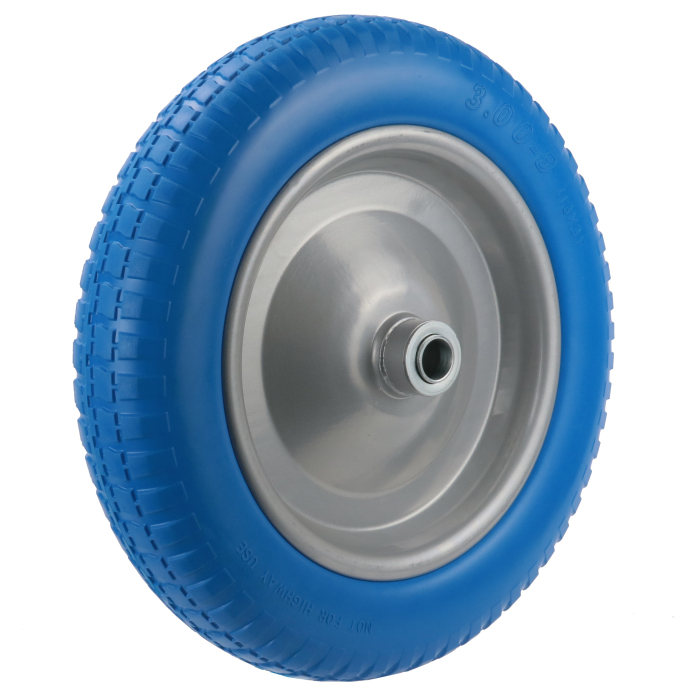 Детальное изображение Колесо Стелла-техник PU335M-20B диаметр 335мм, вспененный полиуретан, шариковый подшипник под ось 20мм, грузоподъемность 100кг - Купить