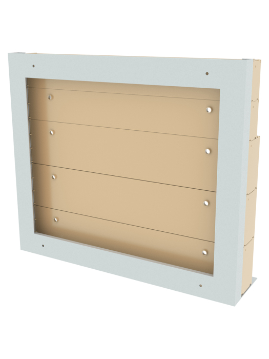 Детальное изображение Стойка бежевая настенная/настольная Стелла-техник 401-02-03-00-B (610х150х500) - Купить