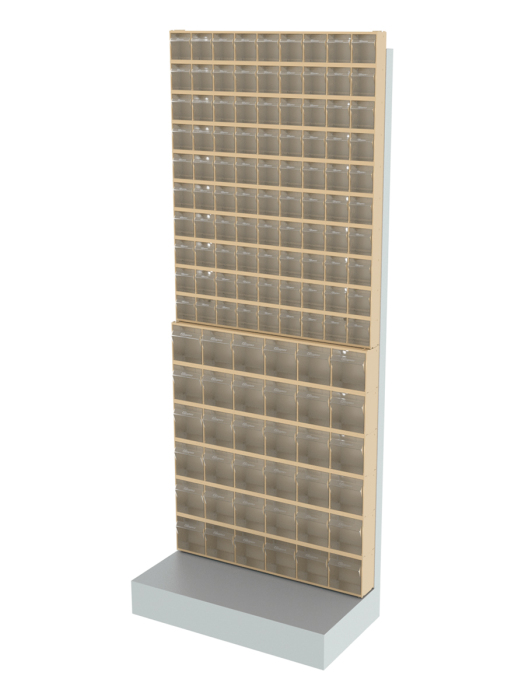 Детальное изображение Стойка бежевая напольная Стелла-техник 403-10-06-00-B (610х325х1500) - Купить