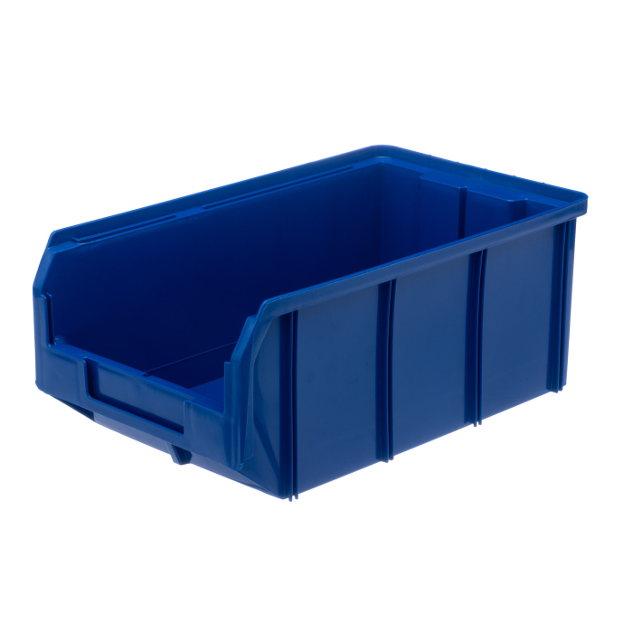 Детальное изображение Пластиковый ящик Стелла-техник V-3-синий 341х207x143мм, 9,4 литра - Купить