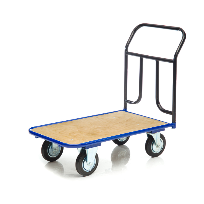 Детальное изображение Тележка платформенная Стелла-техник КПТ-500-150-И , с фанерой, 600х1000мм - Купить