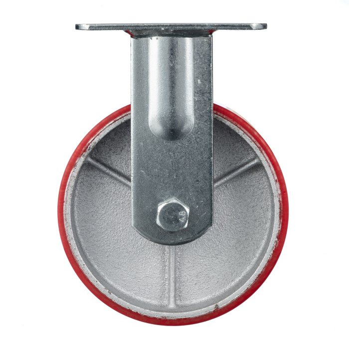 Детальное изображение Колесо Стелла-техник N29150CPUF d=150мм, чугун/полиуретан, неповоротное, игольчатый, г/п=300кг - Купить