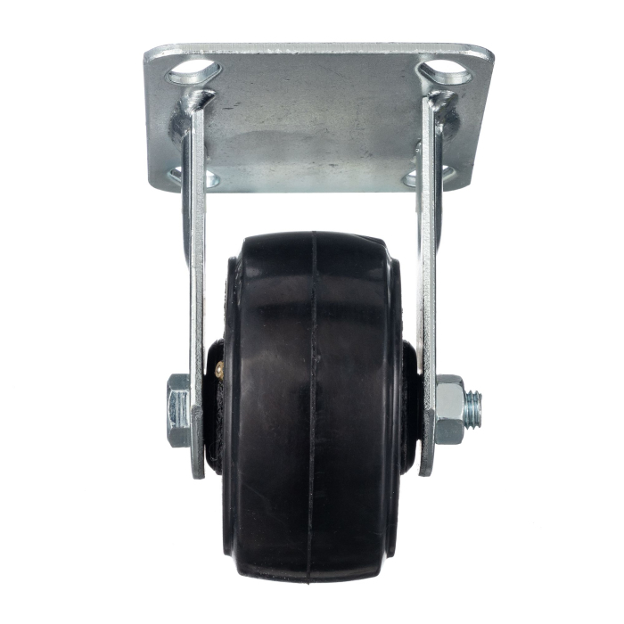 Детальное изображение Колесо Стелла-техник N29100F d=100мм, чугун/рез, неповоротное, игольчатый подшипн. г/п=120кг - Купить