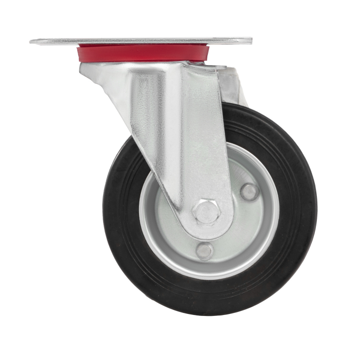 Детальное изображение Колесо Стелла-техник 4001-100 диаметр 100мм, грузоподъемность 70кг, резина, металл - Купить