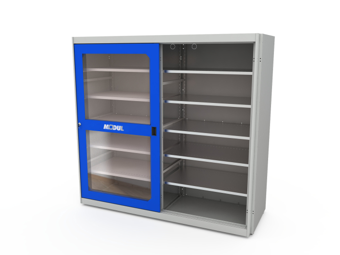 Детальное изображение Шкаф для инструментов MODUL XXL 01 с раздвижными дверями со смотровыми окнами - Купить