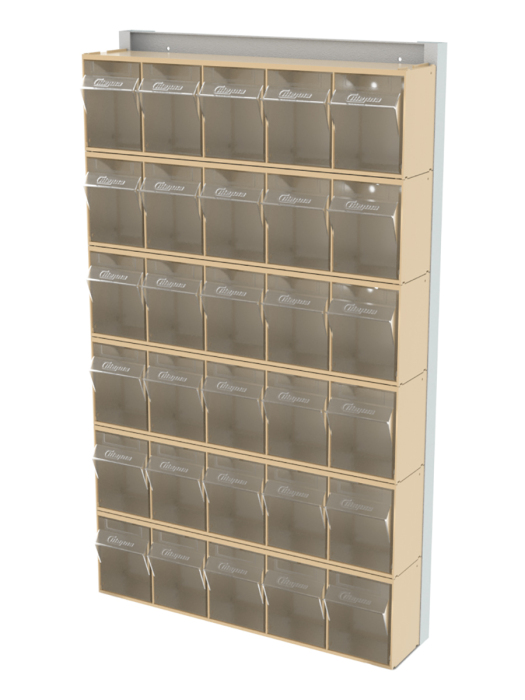 Детальное изображение Стойка бежевая настенная Стелла-техник 402-00-00-06-B (610х40х1000) - Купить