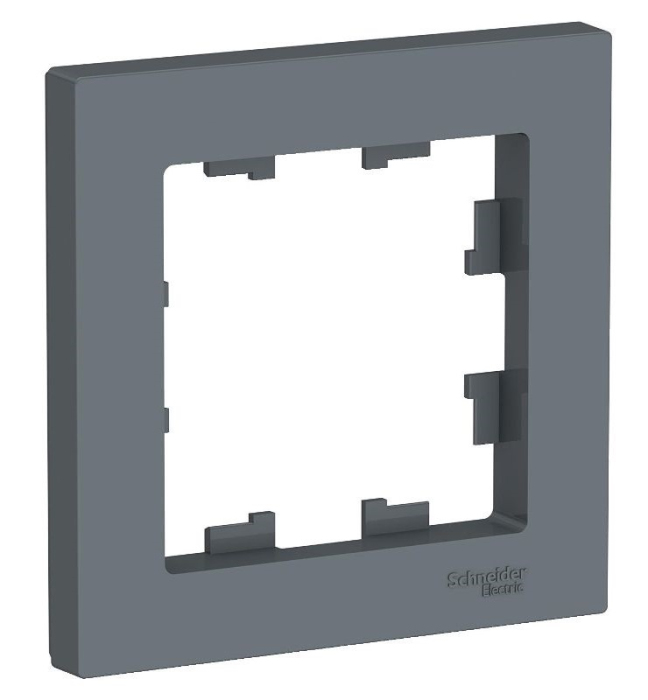 Детальное изображение Рамка однопостовая ATLASDESIGN грифель (ATN000701) - Купить
