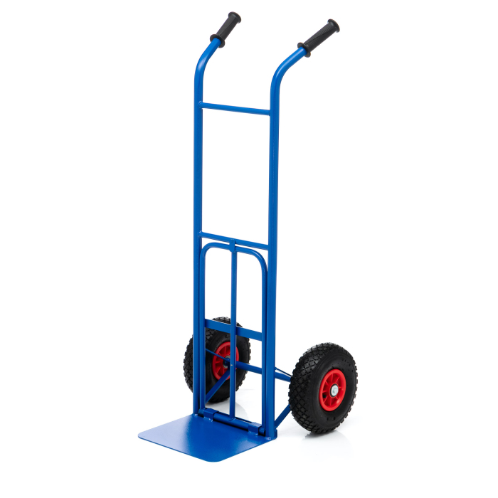 Детальное изображение Тележка грузовая Стелла-техник КГ-150-PU-1120-255 , с откидной полкой ,грузоподъемность 150кг - Купить