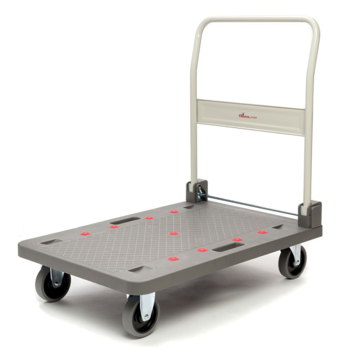 Детальное изображение Тележка платформенная Стелла-техник FW-250П со складной ручкой, грузоподъемность 250кг - Купить