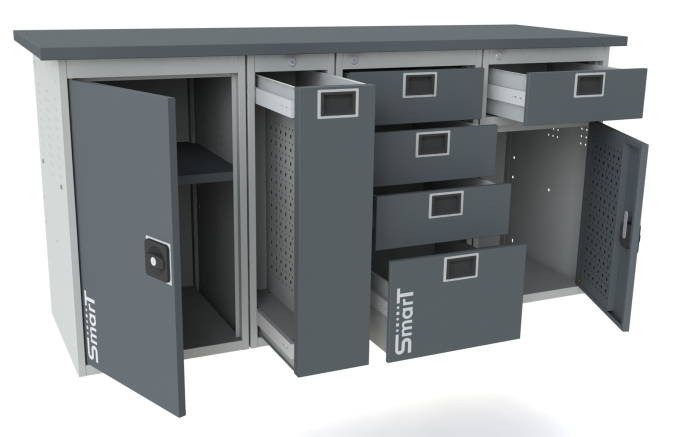 Детальное изображение Верстак SMART 1760.1.P.4.1-1 - Купить