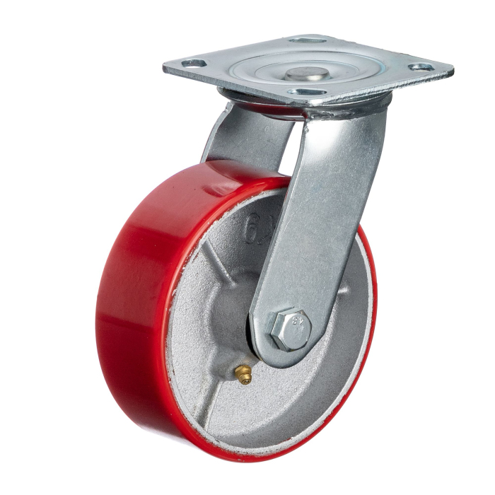 Детальное изображение Колесо Стелла-техник N29125CPU d=125мм, чугун/полиуретан, поворотное, игольчатый, г/п=250кг - Купить