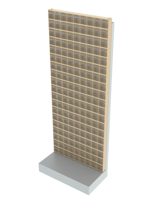 Детальное изображение Стойка бежевая напольная Стелла-техник 403-19-00-00-B (610х325х1500) - Купить