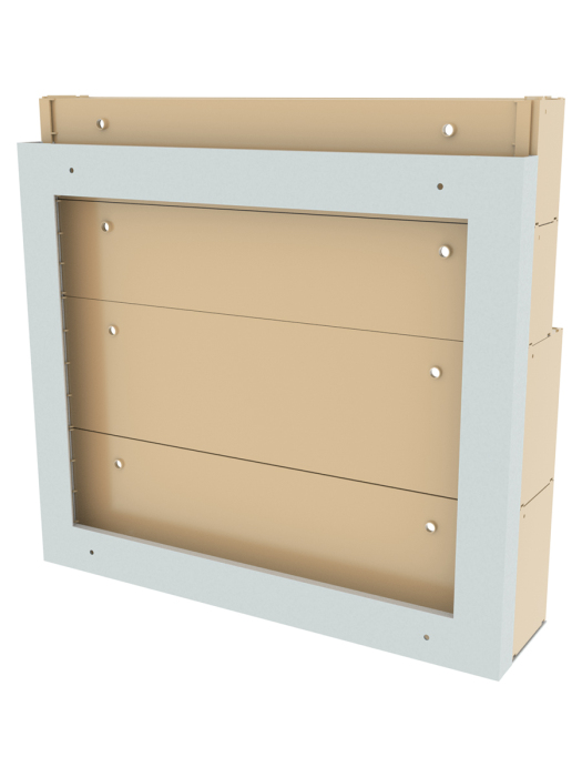 Детальное изображение Стойка бежевая настенная/настольная Стелла-техник 401-00-02-02-B (610х150х500) - Купить