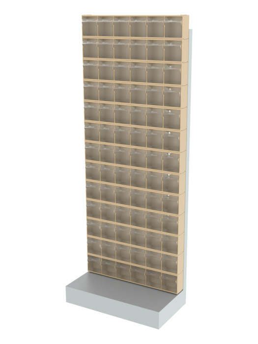 Детальное изображение Стойка бежевая напольная Стелла-техник 403-00-13-00-B (610х325х1500) - Купить