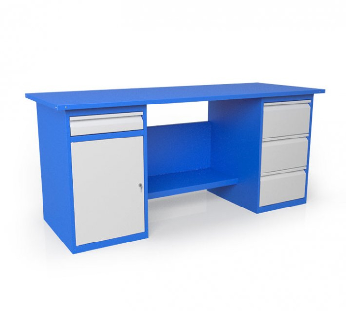 Детальное изображение Слесарный двухтумбовый верстак ВСТ-Н 18/208-ПС800 - Купить