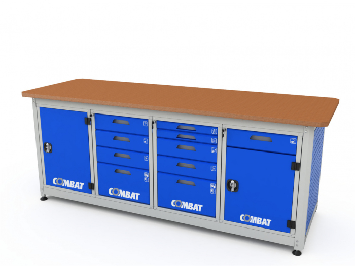 Детальное изображение Верстак четырехтумбовый COMBAT 41452.2340 - Купить