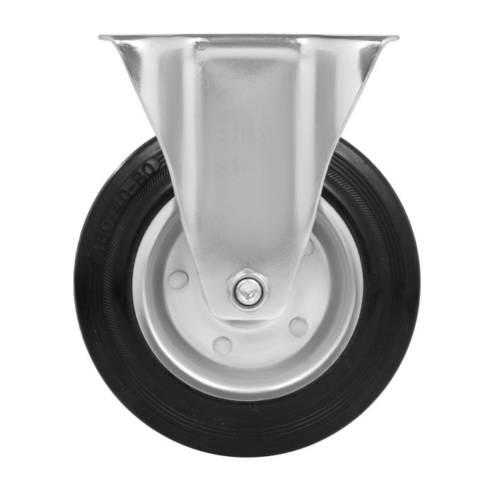 Детальное изображение Колесо Стелла-техник 4002-160 диаметр 160мм, грузоподъемность 145кг, резина, металл - Купить