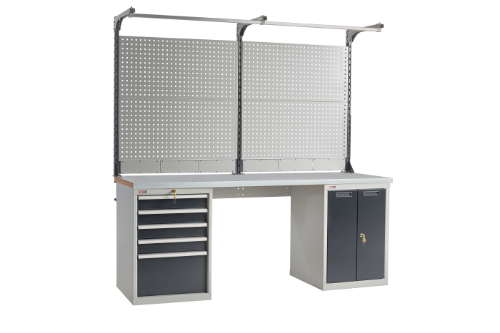 Детальное изображение Верстак ДиКом ВС-200-07-ЦФ+Э3 - Купить