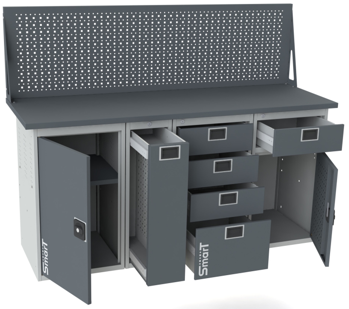 Детальное изображение Верстак SMART 1760.1.P.4.1-1.d - Купить