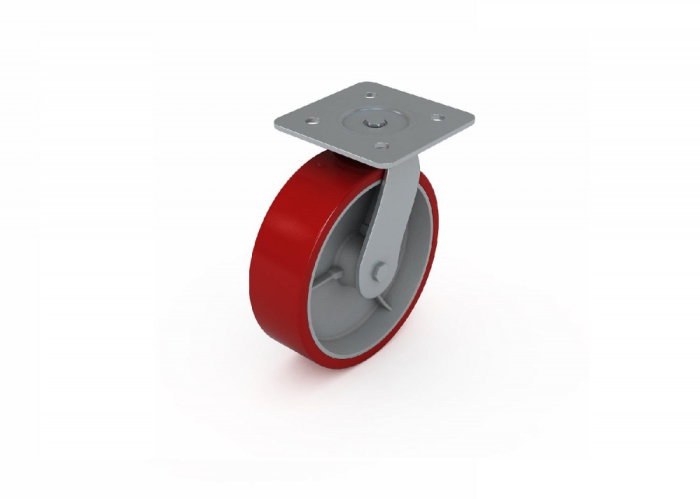Детальное изображение Колесо поворотное d=150 мм, полиуретан - Купить
