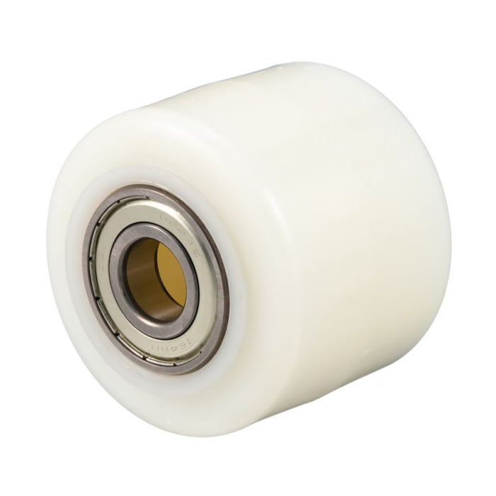 Детальное изображение Ролик Tellure Rota 763012 подвилочный большегрузный 82х70мм, грузоподъемность 850кг, полиамид 6, шариковый подшипник в комплекте - Купить