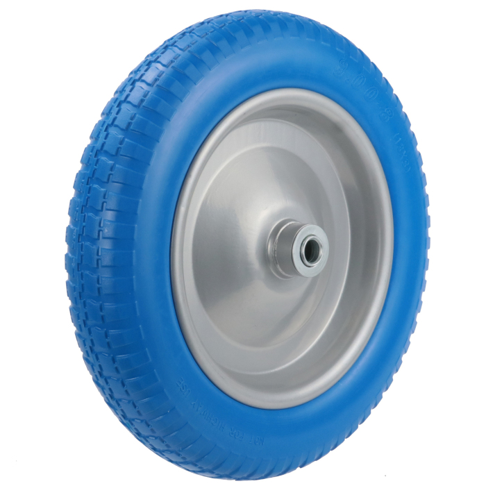 Детальное изображение Колесо Стелла-техник PU335M-16B диаметр 335мм, вспененный полиуретан, шариковый подшипник под ось 16мм, грузоподъемность 100кг - Купить