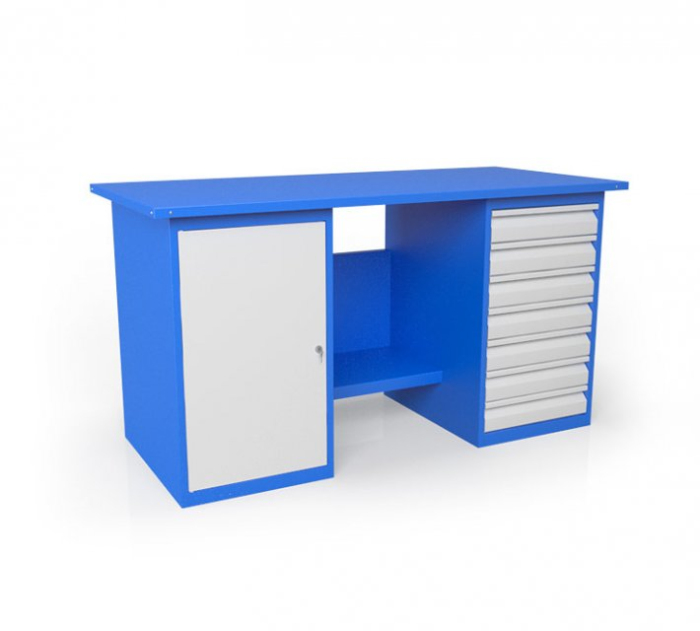 Детальное изображение Верстак слесарный для школы ВСТ-Н 15/107-ПС500 - Купить