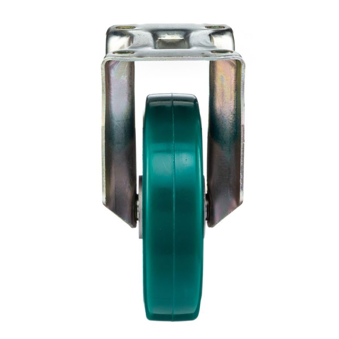 Детальное изображение Колесо Tellure Rota 627704 неповоротное, диаметр 160мм, грузоподъемность 500кг, полиуретан TR- ROLL, алюминий - Купить