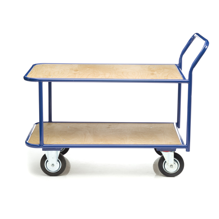 Детальное изображение Тележка платформенная Стелла-техник КП-2-Ф-5-8-125-К , 2-х ярусная, 500х800мм - Купить