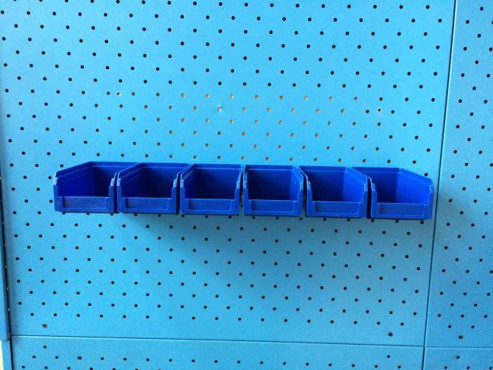 Детальное изображение Органайзер настенный Стелла-техник V-1-650-синий , 6 ящиков V-1 - Купить