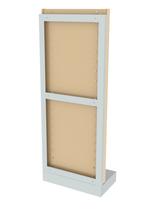 Детальное изображение Стойка бежевая напольная Стелла-техник 403-19-00-00-B (610х325х1500) - Купить